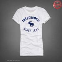 dames abercrombie fitch korte tees since 1892 wit Shop Enschede gai37701